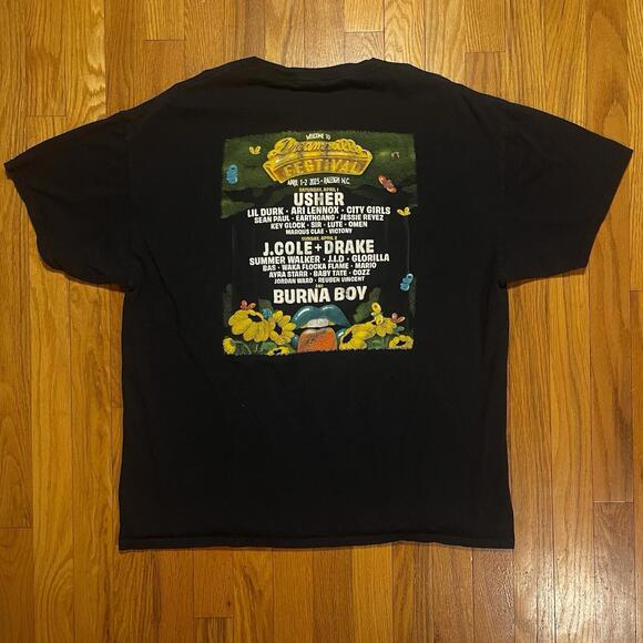Gildan Other - Dreamville Festival 2023 Tee Tour Graphic T Shirt J Cole Drake Usher Size XL